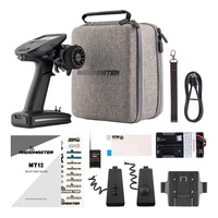 Radiomaster MT12 Radiocommande de surface ExpressLRS 4-en-1 EdgeTX avec capteur Hall pour voiture RC, émetteur à poignée pistolet