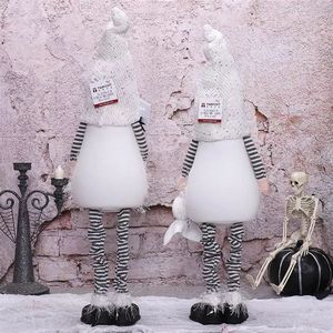 Gnomos Brillantes de Halloween, 2 Piezas, Lindos Peluches de Bruja con Luces que Cambian de Color - Product Image 5