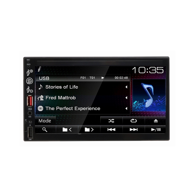 Car Video Fm Player Touch Screen for Nissan Voice Control 2 Din Usb Mirror Link Gps Car Multimedia Player With Reversing View