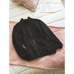 Cappotto a maniche lunghe da donna di farina in stile House Up nero delle pulci - Product Image 1