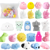Fabricant de jouets à presser personnalisés jouets sensoriels multicolores pour l'autisme mini jouet Mochi spongieux animal pour Noël