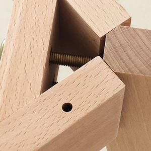 طاولة من الخشب الصلب المقوى الأنيق ، إطار من خشب الزان ، إطار من الخشب الصلب ، إطار من الخشب - Product Image 3