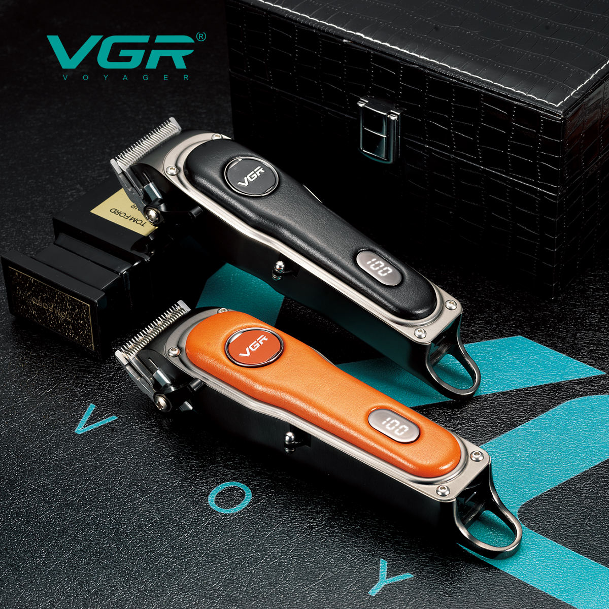 Cortadora de Pelo Inalámbrica VGR V-673 de Alta Calidad y Larga Duración,  Cortadora Profesional para Hombre, Recortadora Eléctrica Profesional