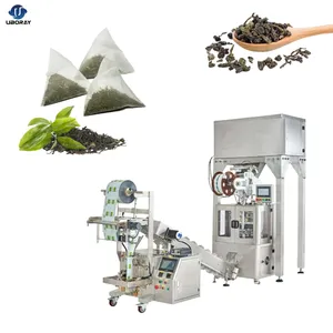 Fully automatic triangle sachet filter loose tea bag packing machine