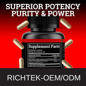 Fabrika doğrudan satış özel etiket Tongkat Ali kapsül özü erkekler için özelleştirilmiş formülü siyah Maca kök kapsül - Product Image 2