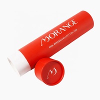 Boîte cylindrique rigide en papier couché pour impression couleur, pelliculage mat, pour emballage cadeau de chaussettes et sous-vêtements sur mesure