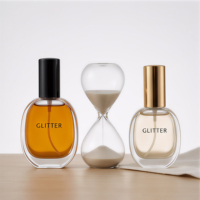 Botol Parfum Spray Kaca Matte Isi Ulang Grosir 30ml 50ml 100ml Bahu Datar Ulir Sekrup