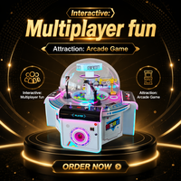 Nouvelle conception de distributeur automatique de capsules à monnayeur pour 4 joueurs, avec prise en charge de la langue anglaise, pour une expérience ludique et cadeau