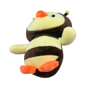 Peluches Personalizados Suaves y Lindos de <span class=keywords><strong>Abeja</strong></span> Kawaii, Juguetes de Peluche de <span class=keywords><strong>Abeja</strong></span> Marrón y Amarilla para Niños y Bebés - Product Image 6