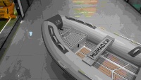 Bateau à côtes en aluminium certifié CE Huihao ALU 3.6m avec Orca Hypalon approuvé par l'Europe