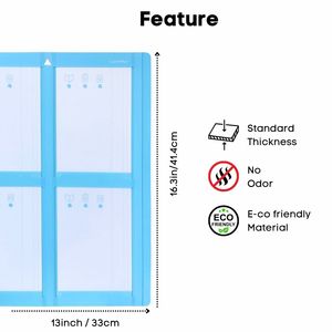 Diylobby Tapis de découpe de cartes adhésif réutilisable sans odeur 2x2 Tapis de cartes pour <span class=keywords><strong>Cricut</strong></span> <span class=keywords><strong>Maker</strong></span> / Explorer - Product Image 4