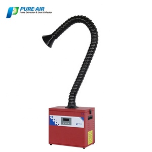 Venta superior láser extractor de humos con un solo de extracción de humos brazo capucha industrial Filtro de humo portátil absorbedor de humo - Product Image 1