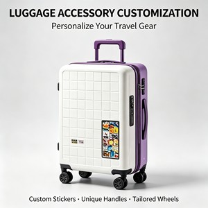 Maleta Personalizada Premium de PC+ABS con Superficie Resistente a los Arañazos, Ruedas Suaves y Carcasa Rígida para Escapadas de Fin de Semana - Product Image 2