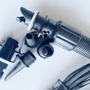 Air <b>Pump</b> Electric Inflatable Boat Yoga Mat Air Mattress Rubber Boat Valve <b>Adapter</b> Black Plastic - Product Image 4