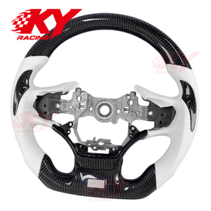 Volante Personalizado de Cuero y Fibra de Carbono para Lexus ES ES200 ES250 ES260 ES300h ES350 F Sport LS LS350 LS500 LS500h - Product Image 2