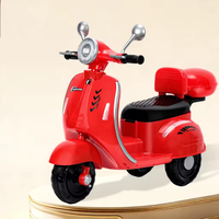 Moto électrique pour enfants de 3 à 8 ans, design Vespa, nouvelle conception, mini quad à pédales