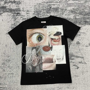 Camiseta de algodón personalizada MT1532, ropa de calle, camiseta gráfica con estampado Digital, camisetas con diseño DTG, camiseta de 260gsm para hombre, camiseta ajustada - Product Image 1
