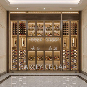 Bodega de cebada OEM vitrina de vino de lujo con compresor Embraco de la mejor marca - Product Image 5