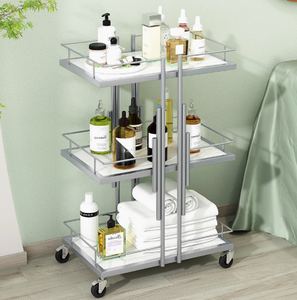 Approvisionnement d'usine mobile facile à assembler organisateur de chariot de stockage à 3 niveaux chariot de beauté professionnel multifonctionnel - Product Image 5