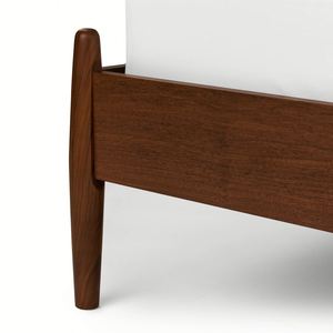 Cama Moderna Francesa de Alta Gama en Madera Sólida, Tamaño King y Queen, Diseño Elegante para Dormitorio - Product Image 4
