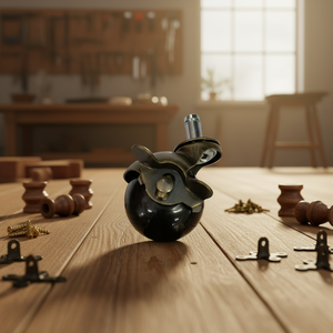 Guangdong 50mm Schwenkbare PP-Lenkrollen mit Metallhalterung für Sofa, Schlafzimmer und Wohnzimmermöbel - Product Image 3