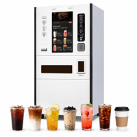 Machine à café intelligente sans personnel pour sodas, boissons gazeuses et thé au lait