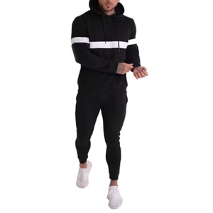 ชุดกีฬาผู้ชายแบบกำหนดเอง ชุดวอร์มผู้ชายไซส์ใหญ่ ชุดกีฬาผู้ชายพร้อมฮู้ด - Product Image 5