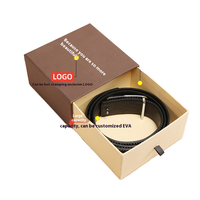 Couvercle de tiroir de boîte cadeau Kraft de couleur unie, carré créatif, couverture rigide pour les cadeaux de vacances, emballage de ceinture de parfum en carton ondulé