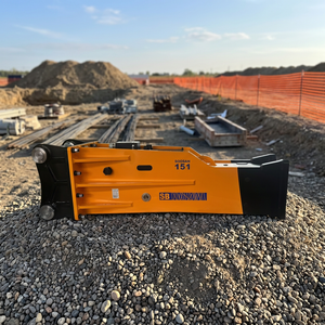 Cincel Hidráulico Silencioso SB151 de 165 mm para Trabajo Pesado, para Excavadoras de 40-55 Toneladas, Accesorio para Minería y Demolición, Amarillo - Product Image 1
