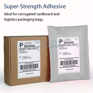 Customized White Self Adhesive Label Paper Direct Thermal Label <b>Sticker</b> 75x50mm 50x30mm 40x20mm Thermal Shipping Label - Product Image 5