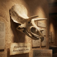 Hiasan Dinding Resin Triceratops Simulasi Antik, Ornamen Dinding Kerajinan Resin, Dekorasi Dinosaurus untuk Restoran, Bar, Hotel, Dinding Latar Belakang