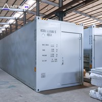 Système de refroidissement d'air pour conteneur 40HC haute efficacité ACT pour Antminer S19 S21, conteneur de minage de Bitcoin et de crypto-monnaies 100PH