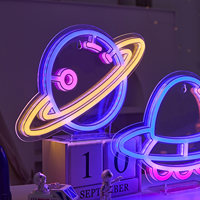 Enseigne néon personnalisée Astronaute Spatial, Cadeau d'anniversaire pour enfants, Lumière néon LED, Décoration murale pour salon, chambre et maison