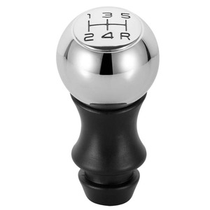 Nouveau pommeau de levier de vitesse argenté de haute qualité à 5 vitesses pour <span class=keywords><strong>Peugeot</strong></span> 106 206 207 307 308 406 408 Pièces automobiles - Product Image 5