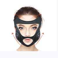 YK-1912 Appareil Électrique Anti Double Menton et Lifting Facial en V, Masseur Facial Portable en Silicone, Garantie 1 An, Cadeau