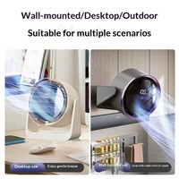 Mini ventilateur de bureau alimenté par USB, utilisation au bureau ou en dortoir, montage mural, fonctionnement silencieux, portable, extérieur, ABS XP-TSXHFS 2026, nouveau modèle