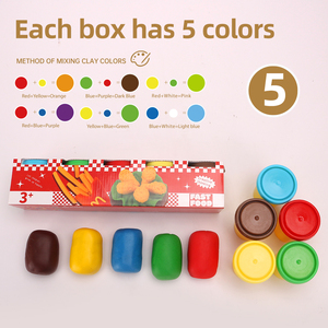 Trẻ Em Đầu Nghệ Thuật Học Tập Chơi Bột Mô Hình Đất Sét Thủ Công Đất Sét Kit Với Làm Phụ Kiện - Product Image 3
