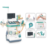 Jeu de simulation de médecin pour enfants, jouet en plastique, outils médicaux de simulation, jeu éducatif de rôle pour enfants