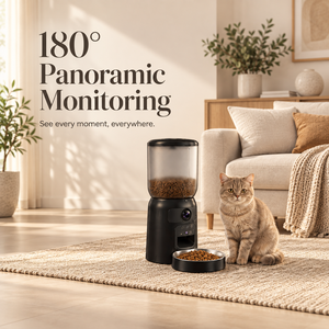 Comedero Automático Inteligente para Mascotas con Lentes HD Dobles, Vista Panorámica de 180 Grados, Aplicación WiFi e Intercomunicador por Voz - Product Image 5