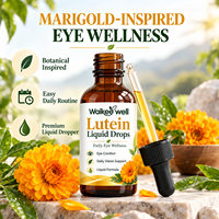 Gouttes liquides de lutéine en gros 60ml Complément pour les yeux OEM ODM Marque privée Extrait de souci Yeux secs Vision Halal