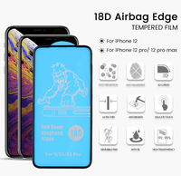 Usine airbag Verre 18D Anti Choc hd Verre Trempé pour iPhone samsung xiaomi huawei redmi infinix tecno itel protecteur d'écran