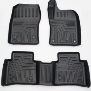 Thảm Trải Sàn Xe Hơi 3D Thảm Trải Sàn Xe Hơi Bằng Da PVC Cho Renault Clio 1.0 TCe Intens 2019 - Product Image 1