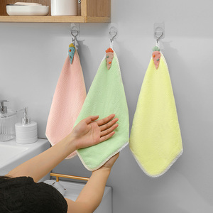 Haute qualité pour une absorption maximale de la douceur <span class=keywords><strong>Essuie</strong></span>-mains Ultra-doux hautement absorbant <span class=keywords><strong>Lavable</strong></span> Séchage rapide Serviette à <span class=keywords><strong>main</strong></span> en microfibre - Product Image 6