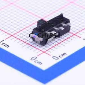 K3-1280S-K1 Slide Switch SMD Switch Single Pole Double Throw Rectangle Pin Header Gull Wing Type 9.1mm - Product Image 2