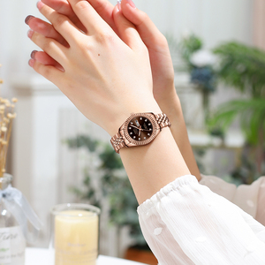 NIBOSI 2697 Orologio <span class=keywords><strong>da</strong></span> <span class=keywords><strong>Polso</strong></span> <span class=keywords><strong>al</strong></span> <span class=keywords><strong>Quarzo</strong></span> con Quadrante Colorato Personalizzato Impermeabile con Diamante a Costine e Cinturino in Acciaio Inossidabile - Product Image 5