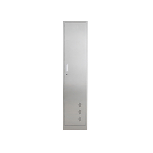 Armoires en acier inoxydable, <span class=keywords><strong>armoire</strong></span> de nettoyage à <span class=keywords><strong>porte</strong></span> simple, <span class=keywords><strong>armoire</strong></span> en métal pour <span class=keywords><strong>balai</strong></span> et serpillière, fournitures de nettoyage pour hôpital, laboratoire - Product Image 1
