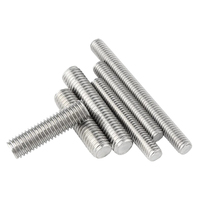 Stainless Steel 304 A2 All Threaded Rod, Full Thread Stud Bolt Bar with Custom Length & Thread Size, High Tensile Anti-Rust