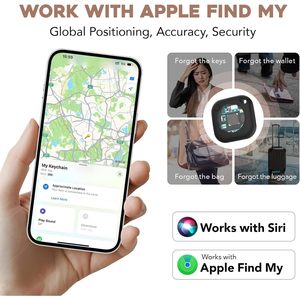 Traceur GPS intelligent Natyos, batterie rechargeable, contrôle par application pour clés, sacs, bagages, iOS - Product Image 2