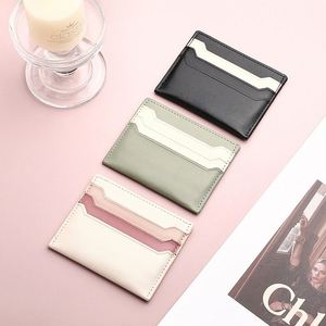 X49 2026 New Design Custom Logo Pu Leather <b>Card</b> <b>Holder</b> Coin Purse Slim Luxury <b>Ladies</b> Purse Wallet Cardholder Clip for Women - Product Image 3