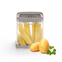 Plastic groente-aardappelsnijder, frietjes-snijder, chips-snijder, keukengereedschap
